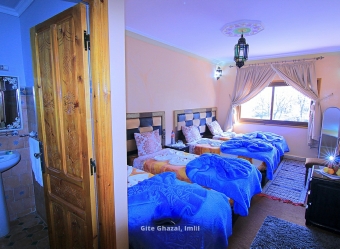 Quadruple Family Rooms Hotel Ghazal Imlil